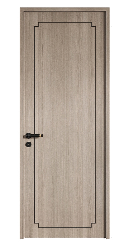 Hi-Q Modern Design WPC Interior Door for Bedroom Hotel School & Hospital Finished Plastic Material