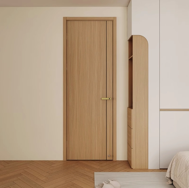 WPC Interior Door Custom Waterproof & Soundproof for Bedroom Bathroom Hotel
