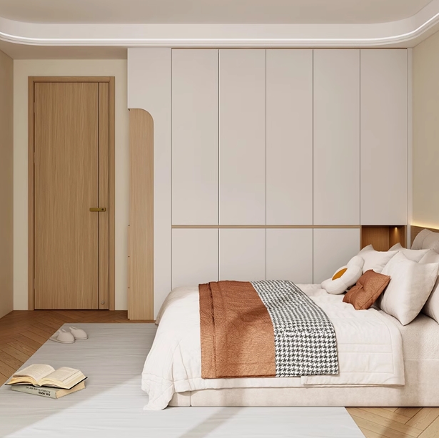 WPC Interior Door Custom Waterproof & Soundproof for Bedroom Bathroom Hotel