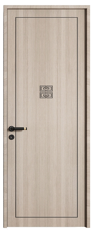 Hi-Q Modern Design WPC Interior Door for Bedroom Hotel School & Hospital Finished Plastic Material